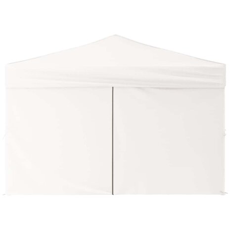Partytent inklapbaar met zijwanden 3x3 m wit