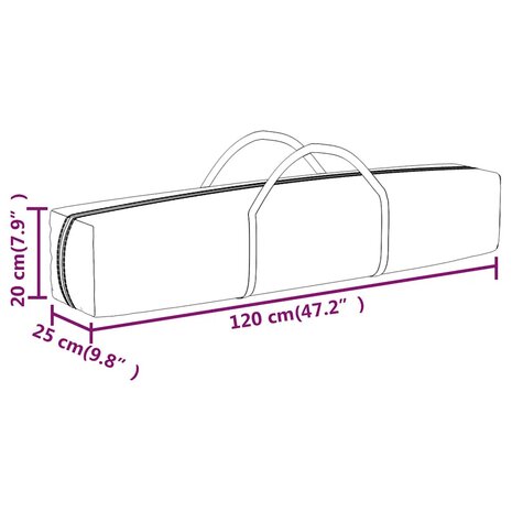 Partytent inklapbaar met zijwanden 3x3 m taupe