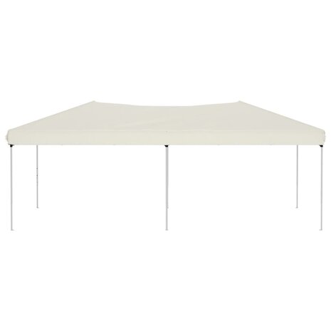 Partytent inklapbaar 3x6 m crèmekleurig