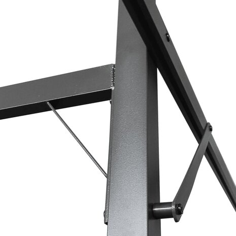 Pergola met uitschuifbaar dak 589x292x230 taupe