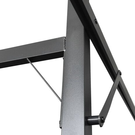 Pergola met uitschuifbaar dak 295x292x230 crèmekleurig