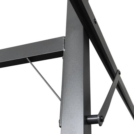 Pergola met uitschuifbaar dak 395x292x230 antracietkleurig