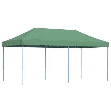 Partytent inklapbaar pop-up 580x292x315 cm bruin