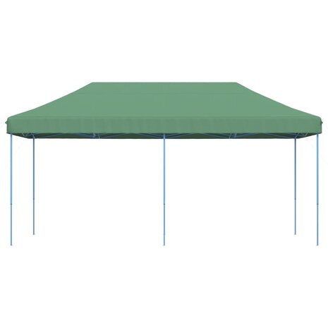 Partytent inklapbaar pop-up 580x292x315 cm bruin