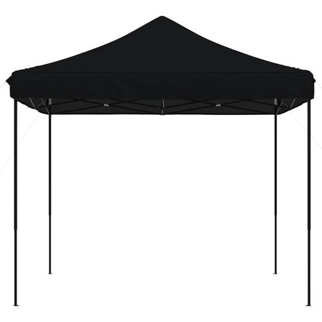 Partytent inklapbaar pop-up 292x292x315 cm zwart