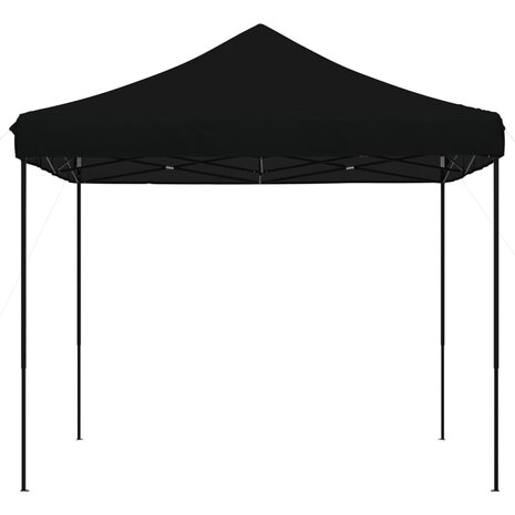 Partytent inklapbaar pop-up 292x292x315 cm zwart