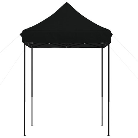 Partytent inklapbaar pop-up 200x200x306 cm zwart