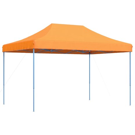 Partytent inklapbaar pop-up 410x279x315 cm oranje