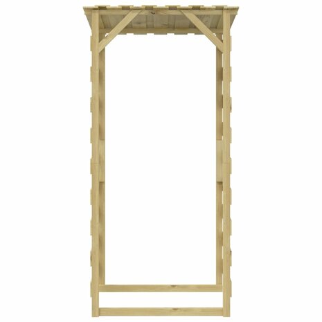 Pergola's met dak 3 st 100x90x200 cm geïmpregneerd grenenhout
