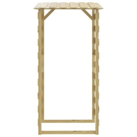 Pergola's met dak 6 st 100x90x200 cm geïmpregneerd grenenhout