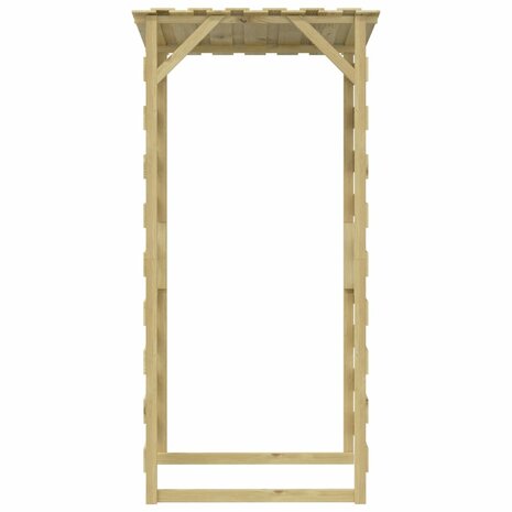 Pergola's met dak 6 st 100x90x200 cm geïmpregneerd grenenhout