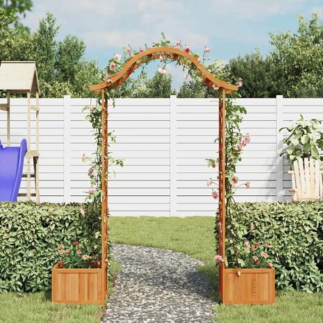 Pergola met plantenbak massief vurenhout