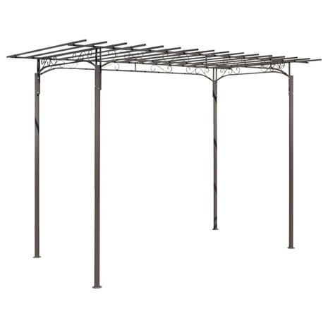 Stalen rozenboog 215 cm