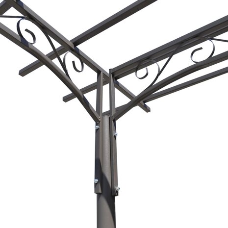 Stalen rozenboog 215 cm