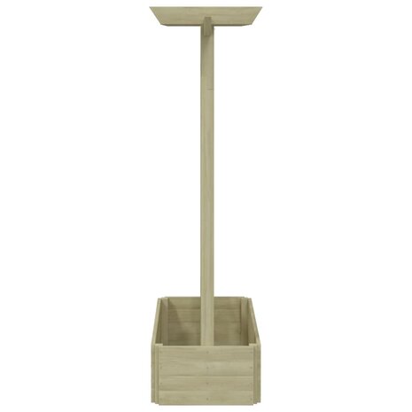 Pergola plantenbak 162x56x204 cm hout