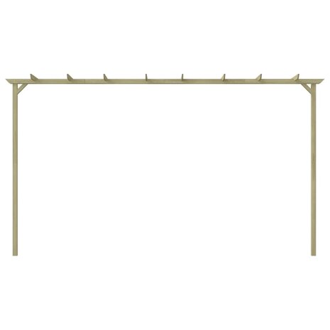 Pergola 360x200x60 cm geïmpregneerd grenenhout