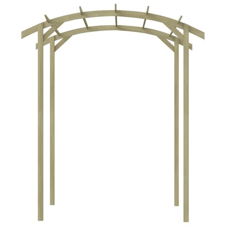 Pergola 180x197x210 cm geïmpregneerd grenenhout