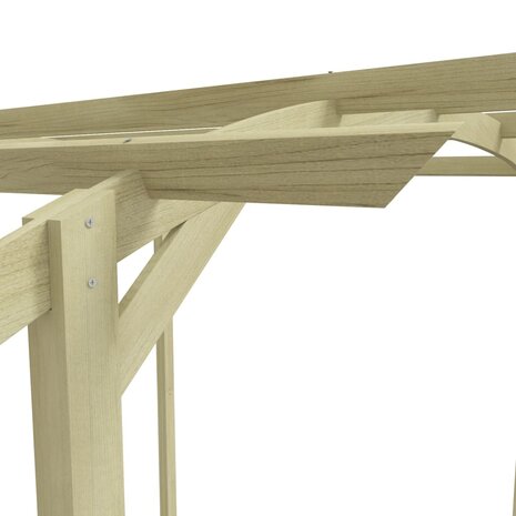 Pergola 180x197x210 cm geïmpregneerd grenenhout