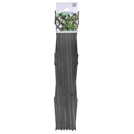 Tuinlatwerk 50x150 cm hout antracietkleurig