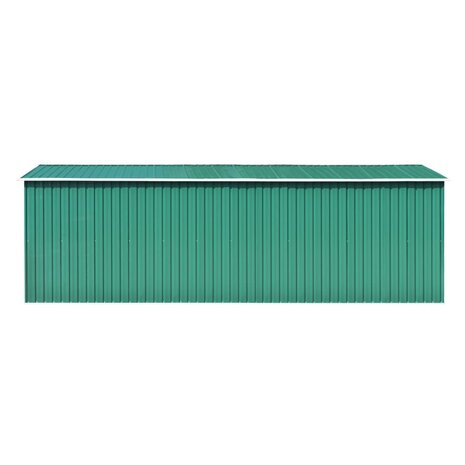 Tuinschuur 257x580x181 cm metaal groen