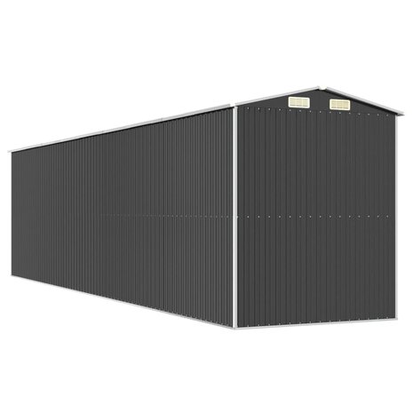 Tuinschuur 192x772x223 cm gegalvaniseerd staal antracietkleurig