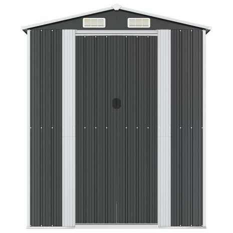 Tuinschuur 192x938x223 cm gegalvaniseerd staal antracietkleurig