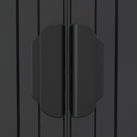 Tuinschuur 192x938x223 cm gegalvaniseerd staal antracietkleurig