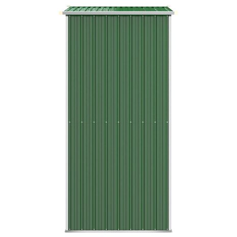 Tuinschuur 192x108x223 cm gegalvaniseerd staal groen