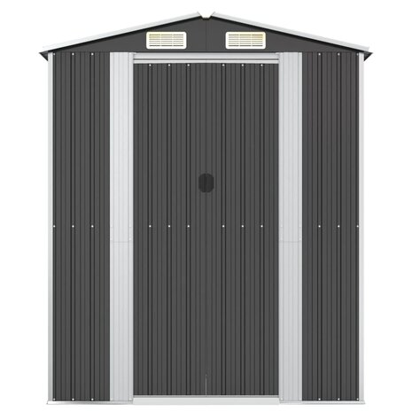 Tuinschuur 192x108x223 cm gegalvaniseerd staal antracietkleurig