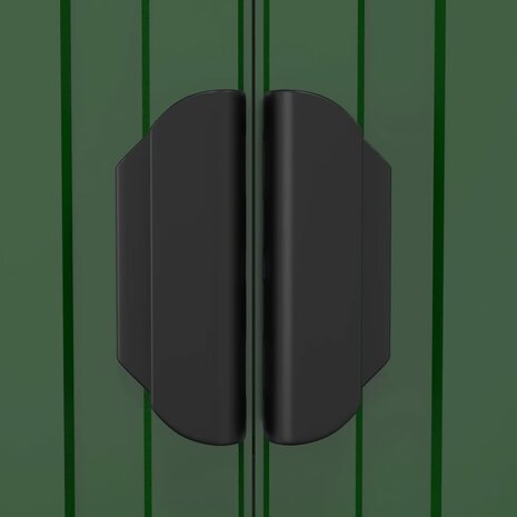 Tuinschuur 192x689x223 cm gegalvaniseerd staal groen