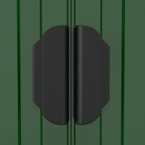 Tuinschuur 192x772x223 cm gegalvaniseerd staal groen