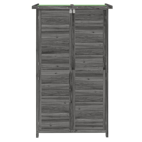 Tuinschuur 83x57x140 cm massief grenenhout grijs