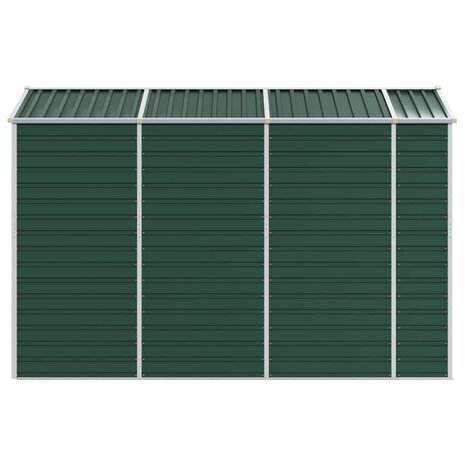 Tuinschuur 191x300x198 cm gegalvaniseerd staal groen