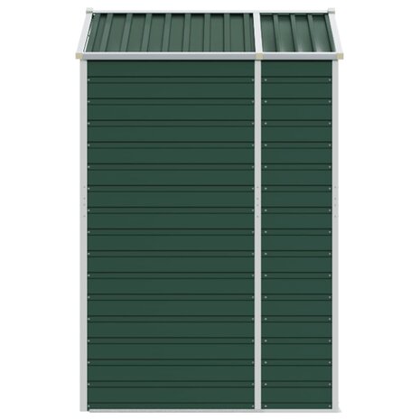 Tuinschuur 191x130x198 cm gegalvaniseerd staal groen