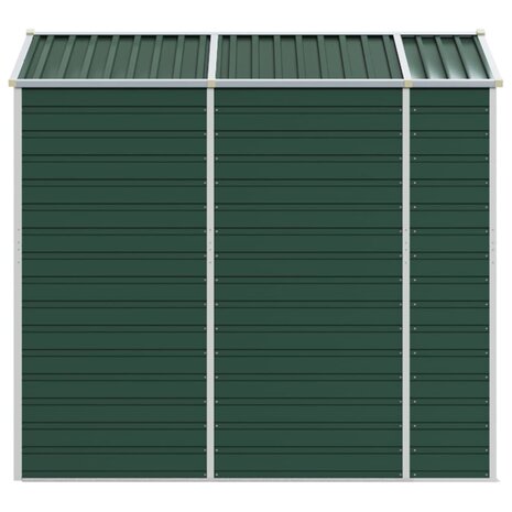 Tuinschuur 191x215x198 cm gegalvaniseerd staal groen