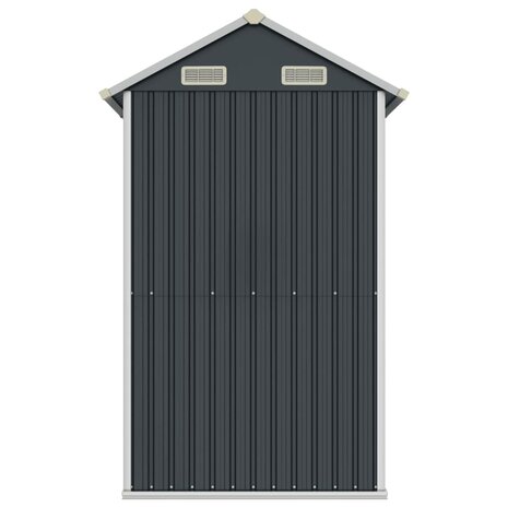 Tuinschuur 192x152,5x237 cm gegalvaniseerd staal antracietkleur