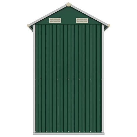 Tuinschuur 192x152,5x237 cm gegalvaniseerd staal groen