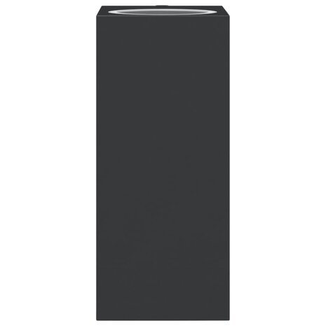 Buitenwandlampen 2 st gegoten aluminium zwart
