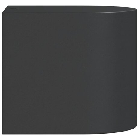 Buitenwandlamp gegoten aluminium zwart