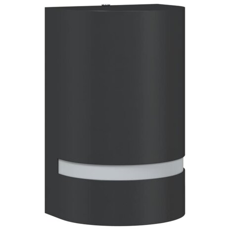 Buitenwandlamp gegoten aluminium zwart