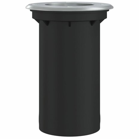 Buitengrondverlichting rond 10,5x10,5 cm gietaluminium zwart
