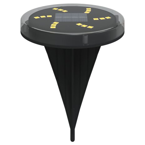 Grondlampen 4 st solar met grondpennen warmwit