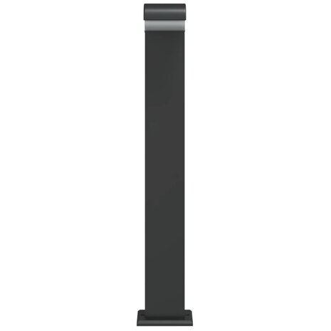Vloerlampen voor buiten 3 st 80 cm gegoten aluminium zwart
