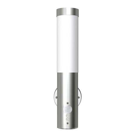 Buitenlamp RVS Savona met sensor (2 stuks)
