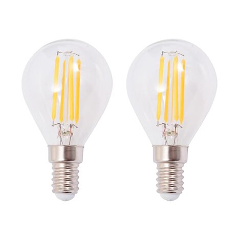 Wandlampen 2 st met LED 8 W