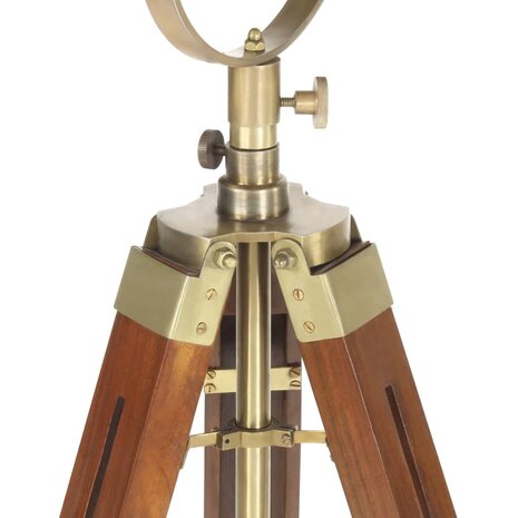 Vloerlamp driepoot 165 cm massief mangohout