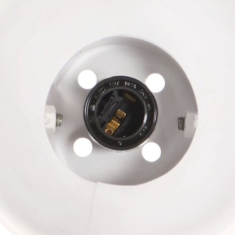 Wandlamp industrieel E27 65x25 cm wit
