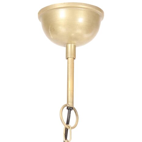 Hanglamp industrieel rond 25 W E27 40 cm messingkleurig