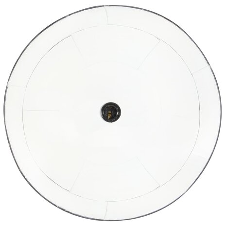 Hanglamp industrieel vintage rond 25 W E27 41 cm zwart