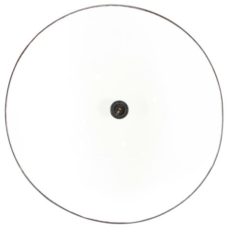 Hanglamp industrieel rond 25 W E27 42 cm zwart